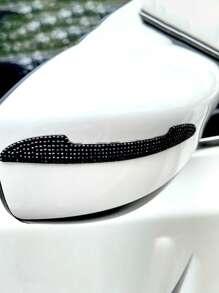 4入組水鑽裝飾車防碰撞貼紙 - 黑色 - 查看 5