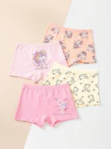 Đồ lót con gái Lá thư Hoạt hình - Nhiều màu - Xem 1