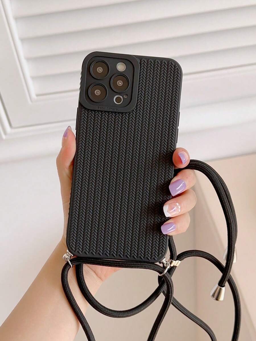 Ốp lưng điện thoại Apple dạng lưới bện màu hồng tương thích với iPhone 15/15Pro/15Pro Max/15Plus/11/12/13/14/XS/XR/11Pro/11Pro Max/12Pro/12Pro Max/13Pro/13Pro Max/14Pro/14Pro Max/14Plus/7Plus/8Plus/8/SE2 Chống nước, chống sốc, chống rơi, chống trầy xước