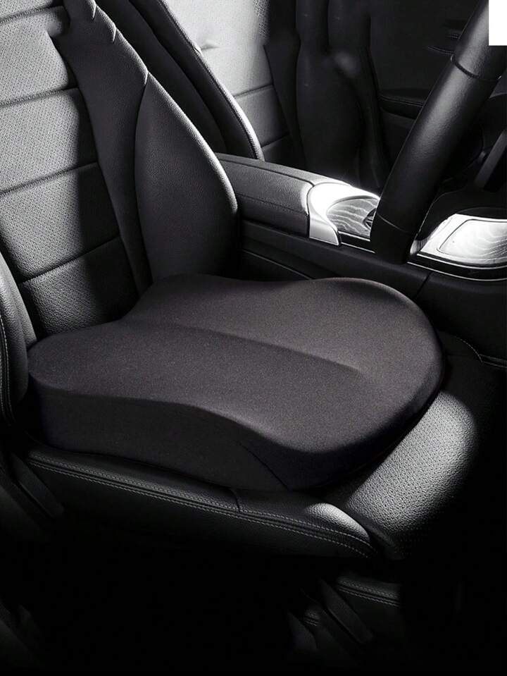 Coussin Rehausseur De Siège Auto Adulte ComfyHarbor | 40x40x12 Cm | Pour Améliorer La Visibilité Et Le Confort | Noir/Gris