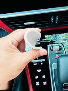 2入組花朵圖案水鑽裝飾汽車杯墊 - 彩色 - 查看 3