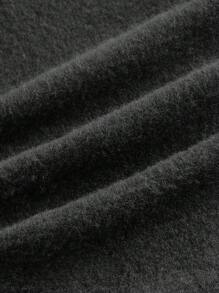 SHEIN ICON 垂領短款上衣帶袖子