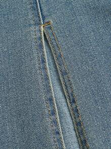 SHEIN EZwear 魚尾裙下擺牛仔半身裙