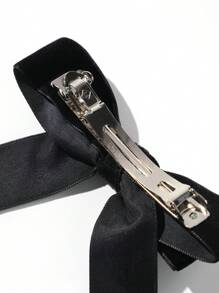 1 Miếng Trang trí Bow Kẹp tóc - màu đen - Xem 4