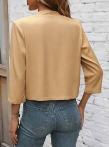 Chiquease Damskie Marynarki Prosty Casual