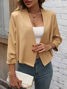 Chiquease Damskie Marynarki Prosty Casual