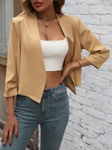 Chiquease Damskie Marynarki Prosty Casual