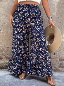 Breezaya Pantalones de pierna ancha con estampado - Multicolor - Ver 5