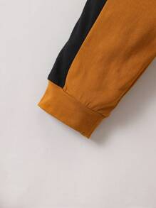 SHEIN Bộ thời trang bé trai Sọc bên Khối Màu Giải trí - Nhiều màu - Xem 6