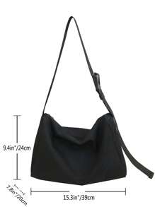 Túi Hobo tối giản Túi đeo chéo màu đen dung tích lớn Túi đeo vai Túi đeo hông đựng đồ dùng du lịch ngày lễ Túi đi học cho sinh viên đại học Quà tặng mùa hè cho bạn trai Túi đi học cho nam Túi đựng máy tính xách tay Túi tote đựng đồ lễ Tạ ơn Túi đeo hông Túi đi biển Túi tập thể dục Túi màu đen Túi đi bộ đường dài Đa chức năng Ngoài trời Di động Thời trang Thường ngày Túi đi nghỉ cho nam Quà tặng Giáng sinh cho nam Đồ dùng thiết yếu ngày lễ Túi đeo chéo cắm trại cho nam Túi trở lại trường - màu đen - Xem 3