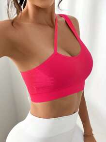 SHEIN Sport Studio Reggiseni sportivi monospalla corto
