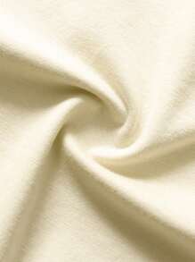 ROMWE MEN Street Life Camiseta Para Hombre Con Estampado De Mariposa - Caqui - Ver 7