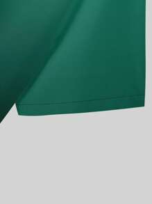 Manfinity Homme 男士寬鬆加大號漸變釦扣衫 - 綠色 - 查看 3