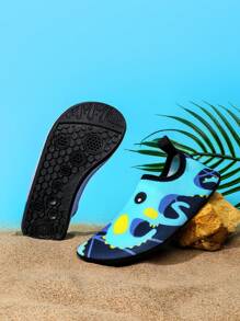 Kids Breathable Cartoon Graphic Aqua Socks - Multicolor - View 6