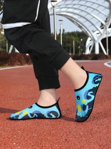 Kids Breathable Cartoon Graphic Aqua Socks - Multicolor - View 7