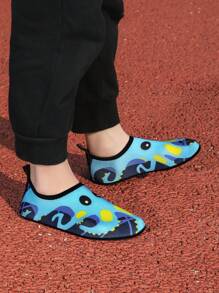 Kids Breathable Cartoon Graphic Aqua Socks - Multicolor - View 8