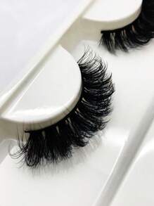 1對豐盈假睫毛 - 黑色 - 查看 2