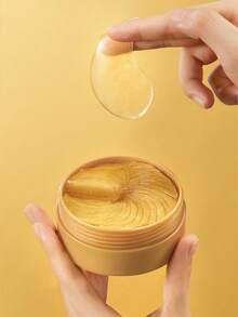 保濕柔軟眼膜，60片清爽女士面部護理產品 - 薑色 - 查看 3