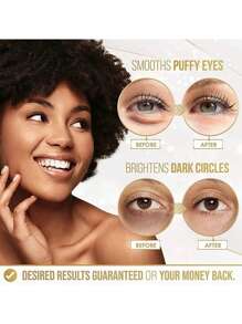 膠原水晶眼罩,抗衰眼睛皮膚護理適用於日常使用 - 黑色 - 查看 3