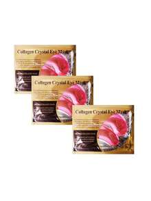 膠原水晶眼罩,抗衰眼睛皮膚護理適用於日常使用 - 玫紅色 - 查看 3