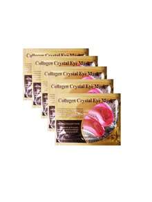 膠原水晶眼罩,抗衰眼睛皮膚護理適用於日常使用 - 玫紅色 - 查看 4