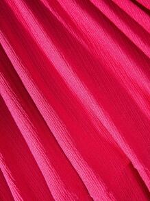 RueChic 青少年女孩荷葉邊繫腰帶洋裝