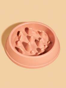 1pc Solid Color Pet Bowl - Multicolor - View 2