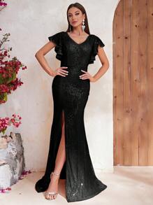 YISIKADO Đầm Dự Tiệc Nữ - màu đen - Xem 1