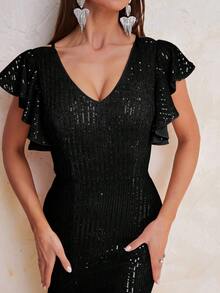 YISIKADO Đầm Dự Tiệc Nữ - màu đen - Xem 6