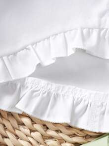 SHEIN Fille manches bouffantes à volants T-shirt & Combinaison à fines brides - Multicolore - Voir 4