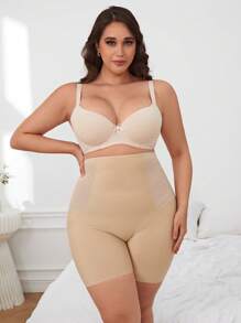 Shorts de fajas de talle alto - Albaricoque - Ver 4