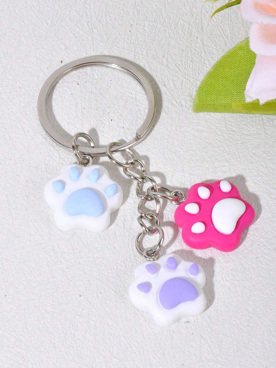 Túi trang trí Paw Charm dễ thương - Nhiều màu - Xem 1