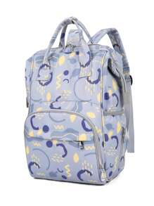 Bebé Mochila de pañales multifunción de gran capacidad poliéster para exterior - Multicolor - Ver 1