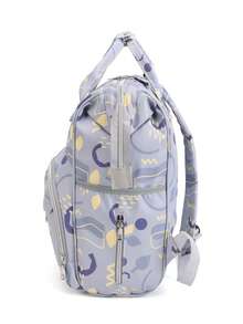 Bebé Mochila de pañales multifunción de gran capacidad poliéster para exterior - Multicolor - Ver 4