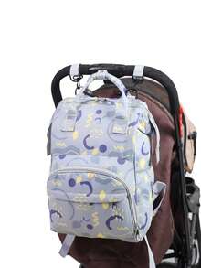 Bebé Mochila de pañales multifunción de gran capacidad poliéster para exterior - Multicolor - Ver 6