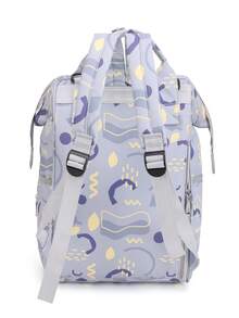 Bebé Mochila de pañales multifunción de gran capacidad poliéster para exterior - Multicolor - Ver 8