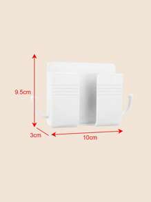 1入組掛壁式手機充電架 - 白色 - 查看 2