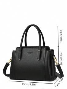 Dedoo Lightweight,Business Casual Stylish and versatile, ultra-large capacity multi-compartment tote bag For Teen Girls Women College Students,Rookies & White-collar Workers Perfect for Office,College,Work ,Business,Commute,Outdoors, Travel, Outings - Black - View 4