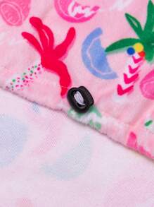 1入組椰子樹印花寵物睡衣，適用於狗和貓，四季皆宜 - 彩色 - 查看 8