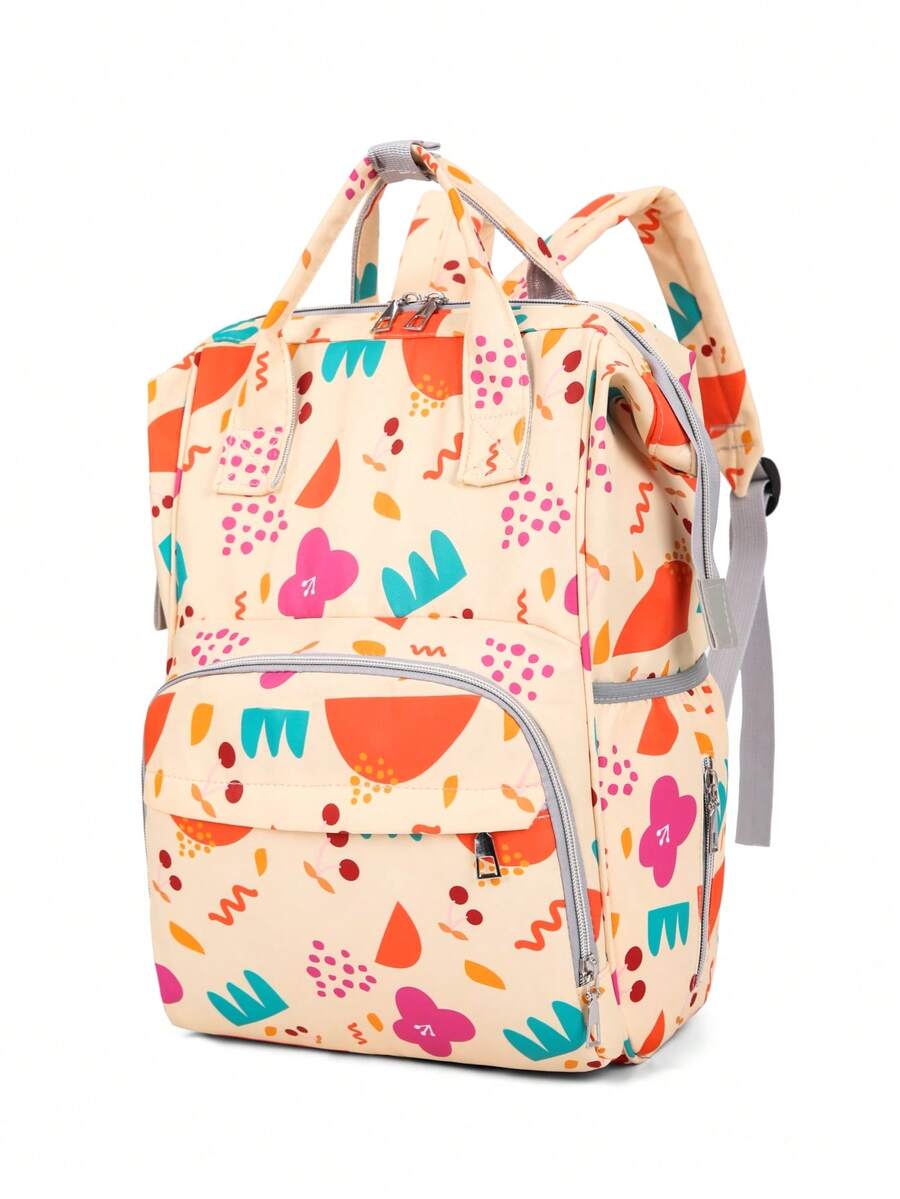 Bebé Mochila de pañales multifunción de gran capacidad poliéster para exterior - Multicolor - Ver 1