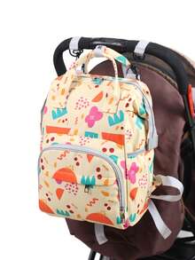 Bebé Mochila de pañales multifunción de gran capacidad poliéster para exterior - Multicolor - Ver 2