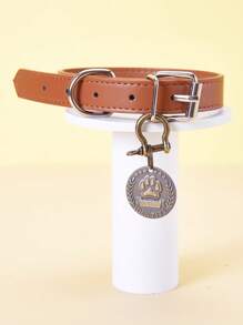 1pc Adjustable Pendant Decor Pet Collar - Multicolor - View 1