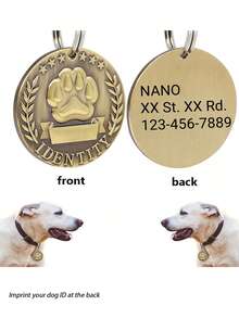 1pc Adjustable Pendant Decor Pet Collar - Multicolor - View 4