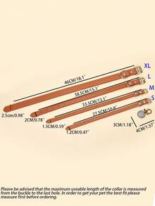 1pc Adjustable Pendant Decor Pet Collar - Multicolor - View 5