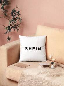 SHEIN 1pc Cartoon Pattern Cushion Cover Without Filler - Multicolor - View 7