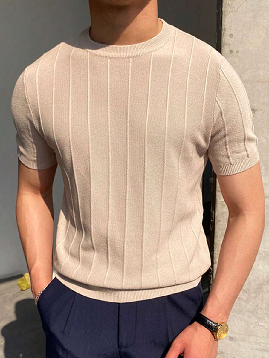 DAZY Men Solid Knit Top Summer