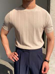 DAZY Men Solid Knit Top Summer