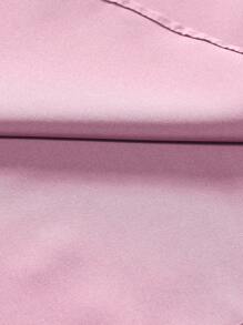 Manfinity Mode Men Solid Button Up Shirt, Pink - Pink - View 5