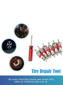 Bộ công cụ & lõi van lốp ô tô 21 cái - Nhiều màu - Xem 2