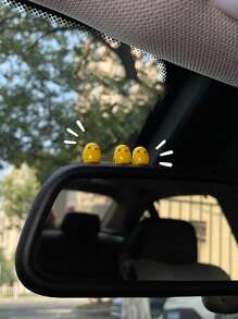 10pcs Mini Chicken Design Car Ornament
